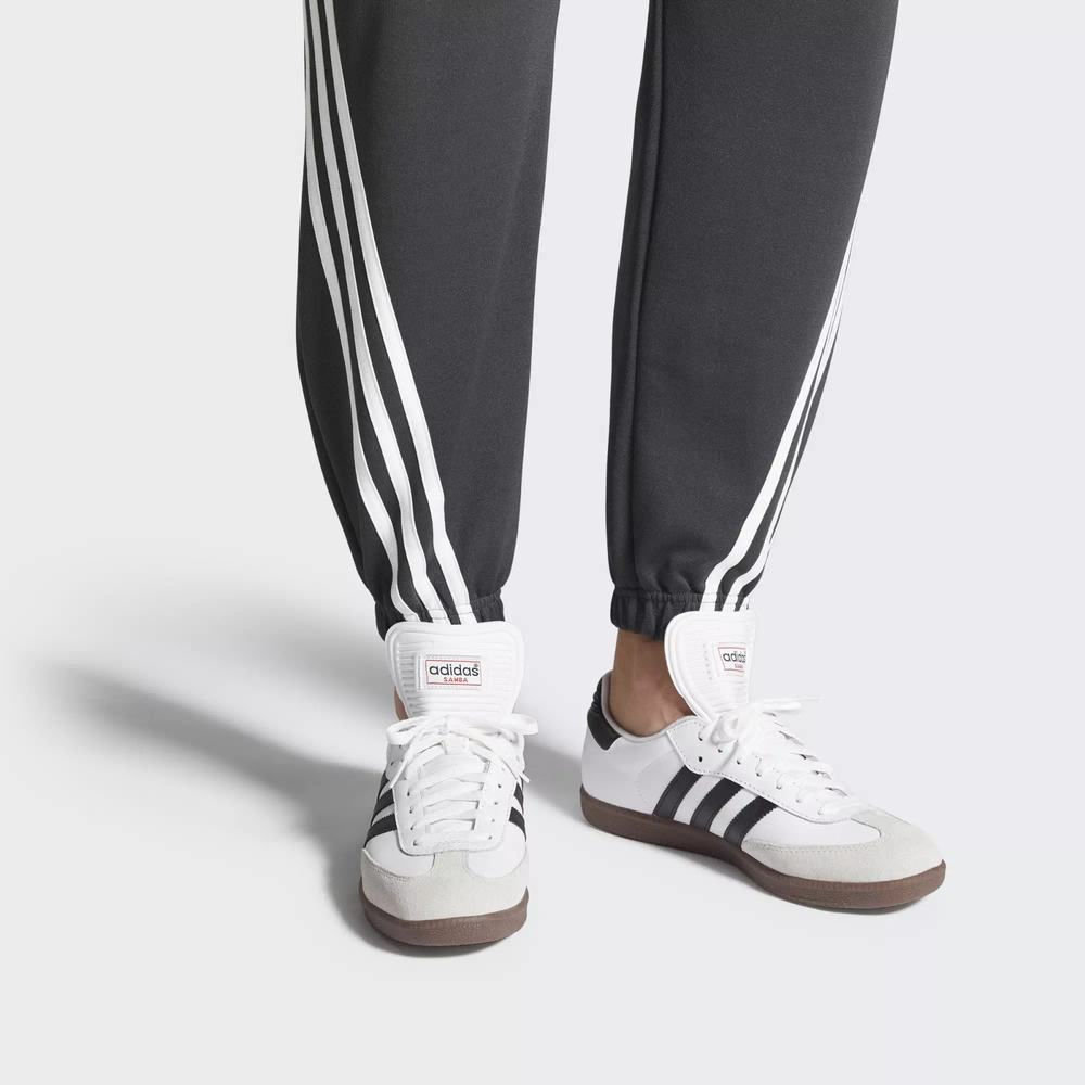 Adidas Samba Classic Tenis De Futbol Blancos Para Mujer (MX-10216)